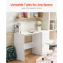 Lille skrivebord med skuffe børnebord til soveværelse træ enkel