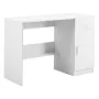 Small Desk with Drawer, Kids Desk for Bedroom, Wooden Simple Study Table for Drawing, Reading, Writing, Rectangle MDF Study Stor