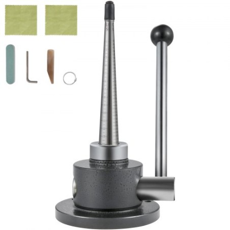 Coin Ring Stretcher Nodular Iron Ring Size Stretcher with U.S. Sizes 1-14 Ring Stretcher Tool Four Splines Ring Size Enlarger