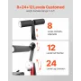 Leg Extension and Curl Machine, Seated Leg Rotary Extension for Thigh, Adjustable Lower Body Specialty Exercises Equipment, Heav