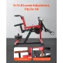 Leg Extension and Curl Machine, Seated Leg Rotary Extension for Thigh, Adjustable Lower Body Specialty Exercises Equipment, Heav
