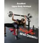 450 lbs Brystpressemaskine Justerbar Bench Press flad hældning