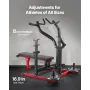 450 lbs Brystpressemaskine Justerbar Bench Press flad hældning