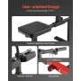 Seated Calf Machine, 440 LBS Capacity Calf Raise Machine, Seated Calf Raise Leg Exercise Home Gym, Calf Workout Training Equipme
