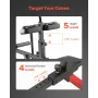 Seated Calf Machine, 440 LBS Capacity Calf Raise Machine, Seated Calf Raise Leg Exercise Home Gym, Calf Workout Training Equipme