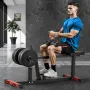 Seated Calf Machine, 440 LBS Capacity Calf Raise Machine, Seated Calf Raise Leg Exercise Home Gym, Calf Workout Training Equipme