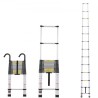 Telescoping Extension Ladder 16.4FT Multi-button Retraction 375 LBS