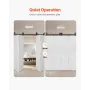 Bi-Folding Sliding Barn Door Hardware Track Kit, 76" Top Mount Track Kit, Slide Smoothly & Quietly, Heavy Duty, Easy to Install,