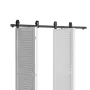 Bi-folding glidende stalddør hardware spor kit 76 "til fire 18"