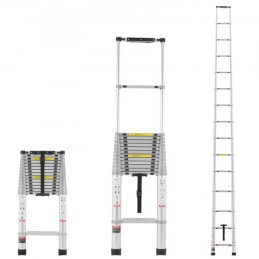 Telescoping Extension Ladder 20.3FT Multi-button Retraction 419 LBS