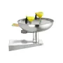 Emergency Eye Wash Station, Stainless Steel Wall-Mounted Eyewash Unit, First Aid Eye Wash Sink 410x330x240 mm, Ideal for Laborat