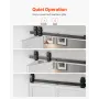 Bi-folding glidende stalddør hardware spor kit 36 ​​"til to 16"