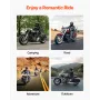 Motorcycle Backrest Sissy Bar, Compatible With Harley-Davidson Dyna Street Glide Road Glide Road King, 730mm Height Detachable P