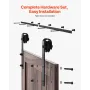6.6ft glidende stalddør hardware -sæt til enkelt glidende