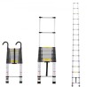 Telescoping Extension Ladder 20.3ft Multi-Button tilbagetrækning 375 lbs
