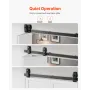 Bi-Folding Sliding Barn Door Hardware Track Kit, 40" Top Mount Track Kit, Slide Smoothly & Quietly, Heavy Duty, Easy to Install,
