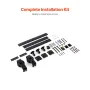 Bi-folding glidende stalddør hardware spor kit 40 "til to 18"