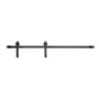 5FT Sliding Barn Door Hardware Kit, 330 LBS Weight Capacity, Compatible with 30 Inches Max Width & 1-3/8 to 1-3/4 Inches Thickne