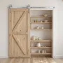 5ft glidende stalddør hardware -sæt til enkelt glidende