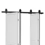 Bi-folding glidende stalddør hardware spor kit 52 "til fire 12"