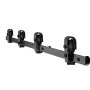 Bi-Folding Sliding Barn Door Hardware Track Kit, 52" Top Mount Track Kit, Slide Smoothly & Quietly, Heavy Duty, Easy to Install,