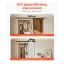 Bi-folding glidende stalddør hardware spor kit 52 "til to 24"