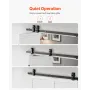 Bi-folding glidende stalddør hardware spor kit 52 "til to 24"