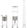 Telescoping Extension Ladder 16.5FT Multi-button Retraction 419 LBS