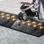 Gummi kantsten rampe indkørsel rampe til kantsten 2 pakke 4.3