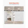 Bi-folding glidende stalddør hardware spor kit 64 "til fire 15"