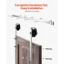 6.6ft glidende stalddør hardware -sæt til enkelt glidende