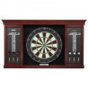 Dartboard and Cabinet Set Official Size Complete Accessory Steel Tip Dart