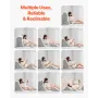 Wedge Pillow for Sleeping, 4 Pcs Adjustable Orthopedic Bed Wedge Set, Support Leg Neck Shoulder, Post Surgery Pillow for Back Pa