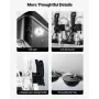 Commercial Frozen Drink Maker, 15Lx3 Triple Tank Slushy Machine, 180 Cups Stainless Steel Margarita Smoothie Frozen Drink Machin