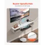 Floating TV Stand, 47 in Wall Mount Entertainment Center with Cable Hole, Modern Floating TV Shelf with Storage Cabinet, Particl