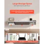 Floating TV Stand, 47 in Wall Mount Entertainment Center with Cable Hole, Modern Floating TV Shelf with Storage Cabinet, Particl