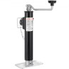 Trailer Jack Weld-on Pipe Mount Swivel Trailer Jack 2000 lbs 10" Travel
