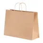 Kraft Paper Bags with Handles, 100Pcs 16 x 6 x 12 in, Large Paper Grocery Bags, Reusable & Recycled Take-Out Sacks, Plain Party 