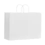 Kraft Paper Bags with Handles 100Pcs 16x6x12 in Party Shopping Bag White