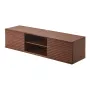 Floating TV Stand, 60" Wall Mount Entertainment Center with Adjustable Shelf & Sliding Doors, 2 Tiers Floating TV Shelf with Sto