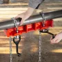 Pipe Welding Vise, 1/2 to 8-inch Pipe Welding Clamp with Dual Chains & Crank Handles, Heavy-Duty Cast Iron Vise for a Variety of