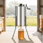 Manuel honningekstraktor 2 ramme honning spinner biavl rustfrit