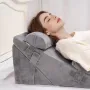 Wedge Pillow for Sleeping, 4 Pcs Adjustable Orthopedic Bed Wedge Set, Support Arm Leg Neck Shoulder, Post Surgery Pillow for Bac