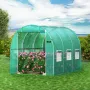 Walk-in tunnel drivhus, 10 x 7 x 7 ft bærbart plante varmt hus