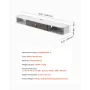 Floating TV Stand, 55 in Wall Mount Entertainment Center with Cable Hole, Modern Floating TV Shelf with Storage Cabinet, Particl