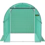 Walk-in tunnel drivhus, 10 x 7 x 7 ft bærbart plante varmt hus