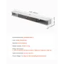 Floating TV Stand, 70 in Wall Mount Entertainment Center with Cable Hole, Modern Floating TV Shelf with Storage Cabinet, Particl