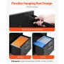 4 Drawer File Cabinet with Lock, Metal Vertical Filing Storage Cabinets for Home Office, Heavy-Duty Cabinet with Detachable Hang