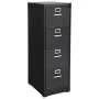 4 Drawer File Cabinet with Lock, Metal Vertical Filing Storage Cabinets for Home Office, Heavy-Duty Cabinet with Detachable Hang