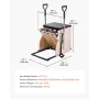 Pilates stol split-pedal stabilitetskombo stole